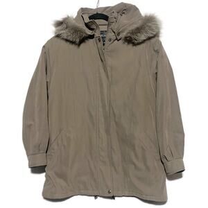 Forecaster Sports Hooded Parka Coat Men's Size M Hooded Green Medium Weight